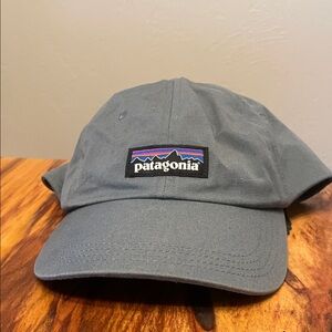 Patagonia Steel Blue Casual Logo Baseball Cap